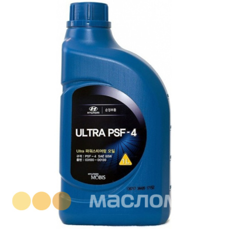 PSF-4 Ultra SAE 80W HYUNDAY   1л. Жидкость для гидроусилителя руля /кор.12шт./